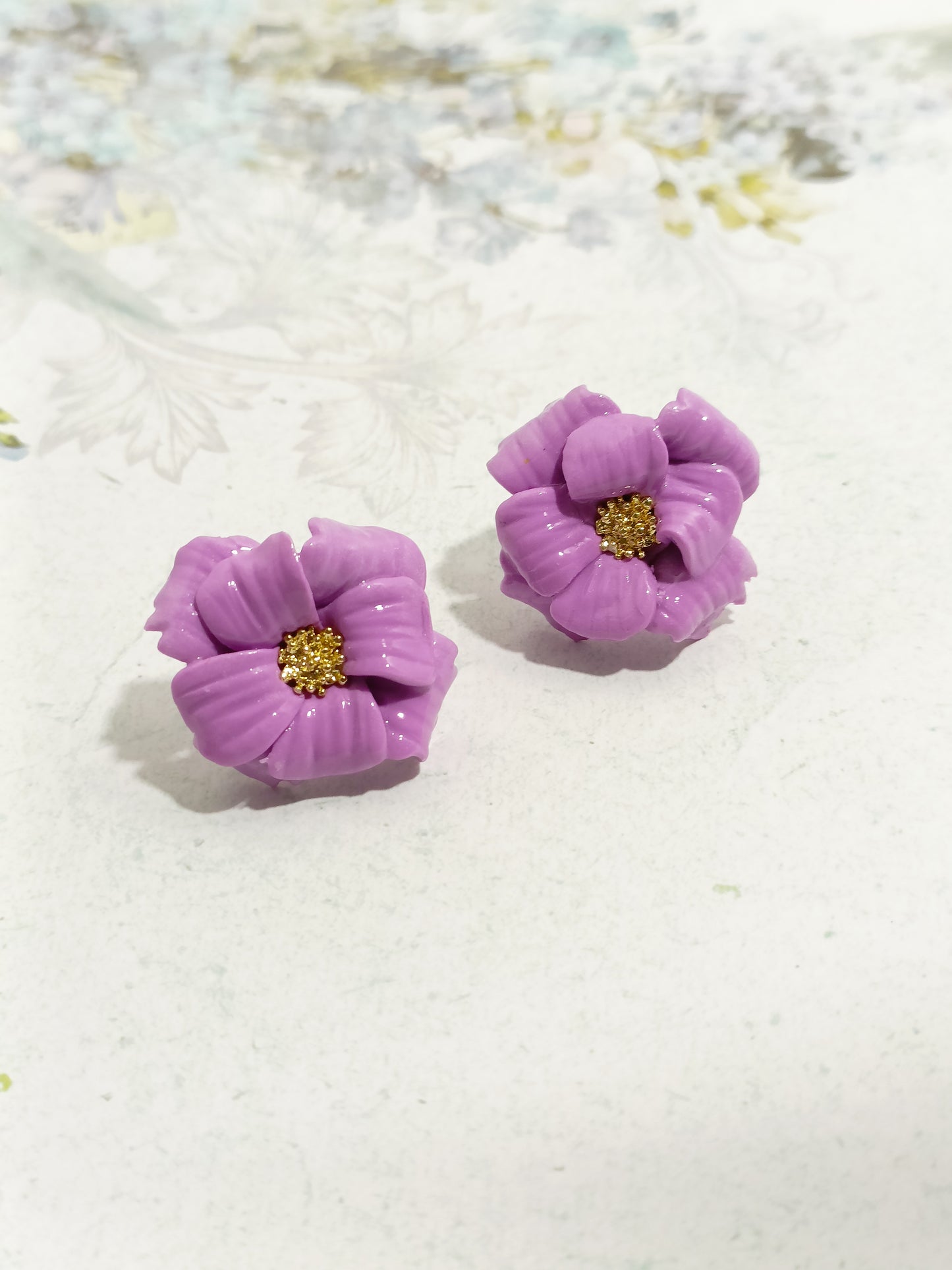 Fiore lilla 3 cm