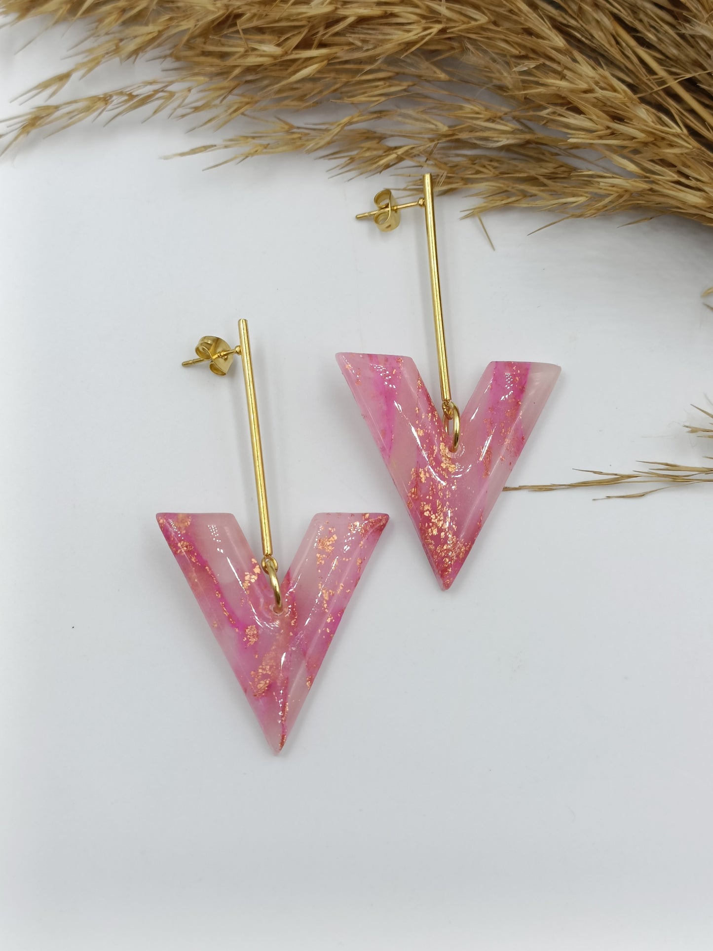 Pendente Rosa Traslucente