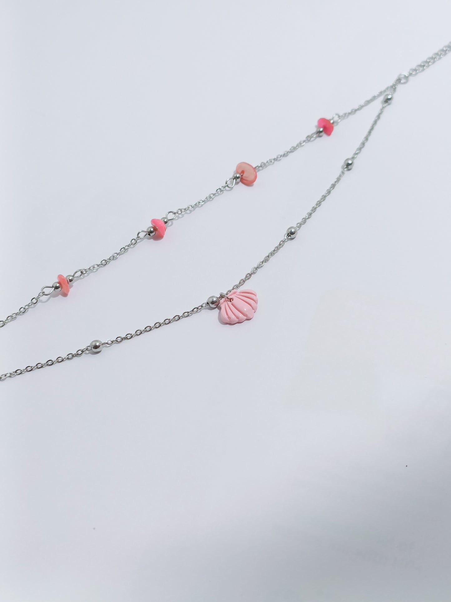 Cavigliera conchiglia rosa