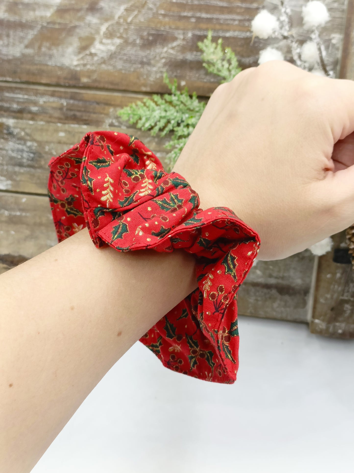 Scrunchies natalizi fatto a mano