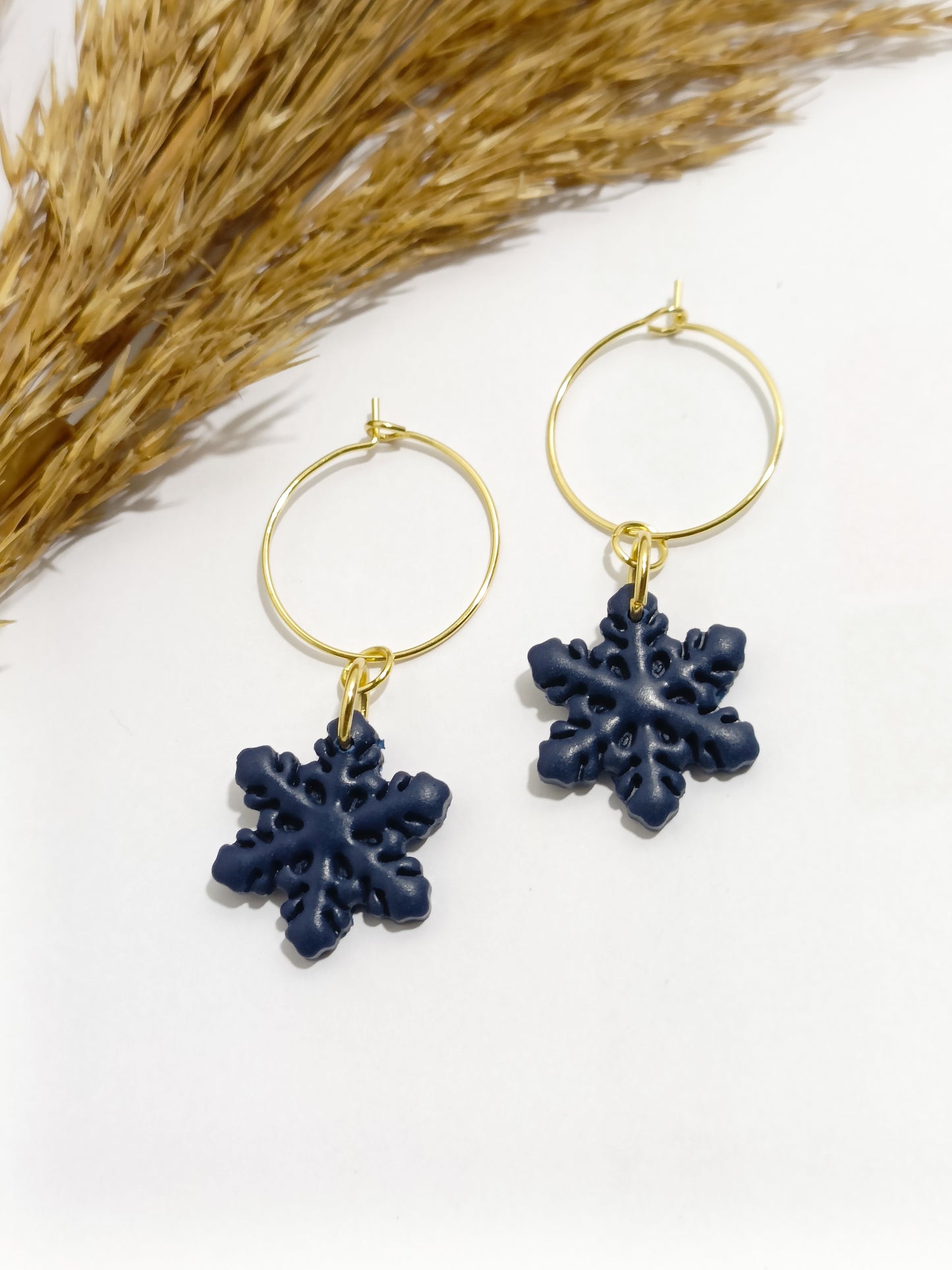 Fiocco di neve blu navy