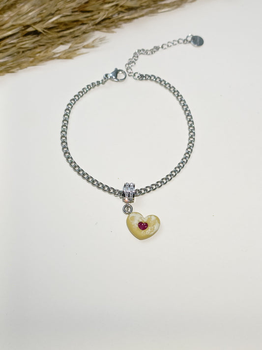 Bracciale biscottino cuore