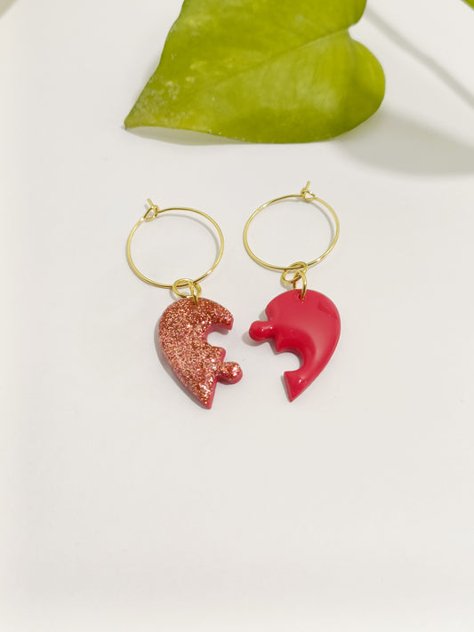 Mezzo cuore Red Carmin