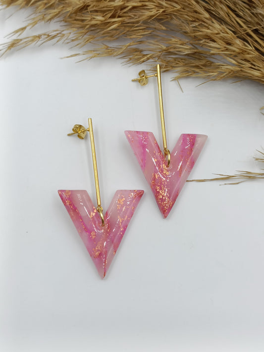 Pendente Rosa Traslucente