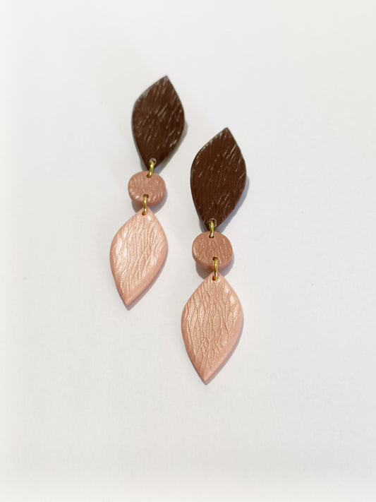 Pendente marrone rosa