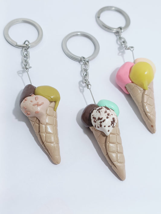 Portachiavi cono gelato