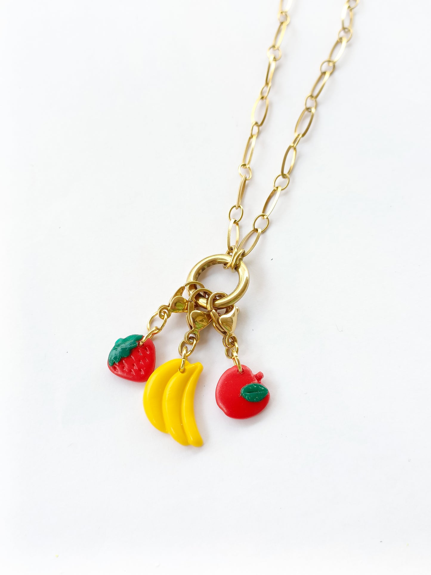 Collana banana fragola mela
