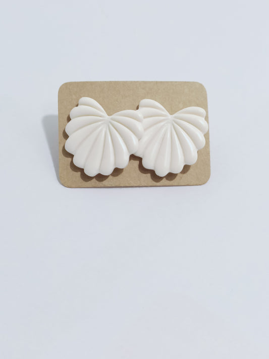 Orecchini Lobo conchiglia bianca